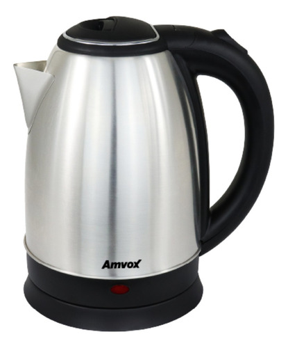 Chaleira Eletrica Amvox Akl 0150 Inox 1,8l Ferve 110v Cor Preto