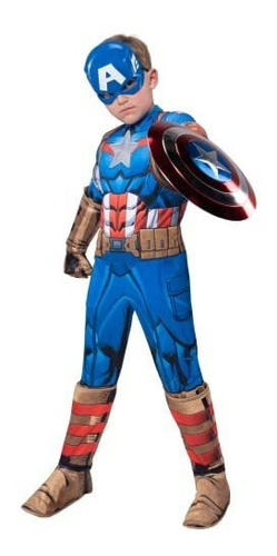 Disfraz Talla X-small Para Niño Capitán América De