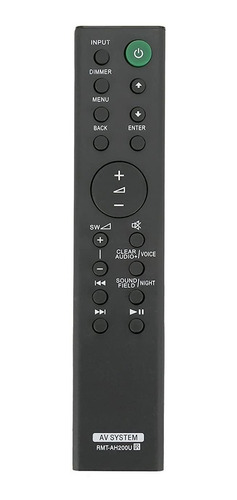 Control Remoto  Rmt-ah200u Para Sony Ht-ct390 Ht-rt3/4/40