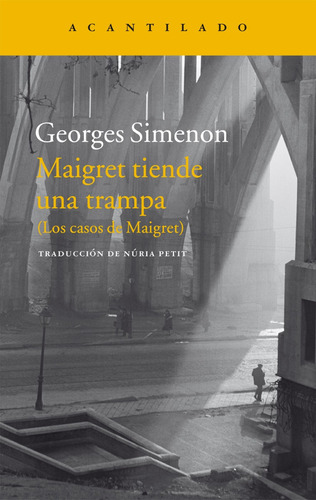 Maigret Tiende Una Trampa - Simenon, Georges - Acantilado