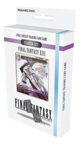 Final Fantasy Tcg Xiii Arrancador Cubierta (hielo Y Rayo)