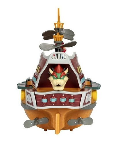 Nave De Bowser Super Barco Mario Bros Nintendo Original