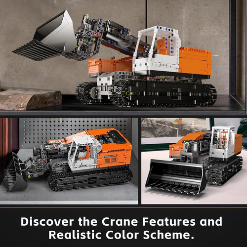 Tecnología Bulldozer Bloques De Construcción App Rc Control