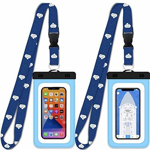 Crucero Lanyards Impermeable Celular Bolsa De Caja Q5v7p