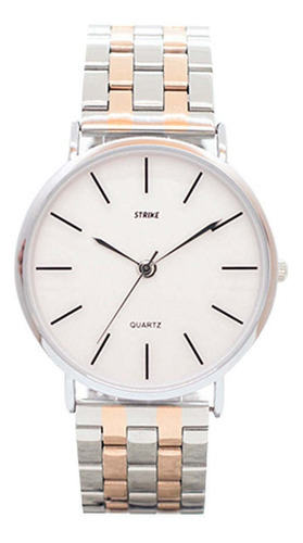 Reloj Strike Watch Ea1765-02 Mujer Colección 2022 Color de la correa Plata Color del bisel Plata Color del fondo Blanco