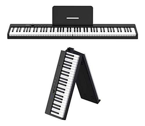 Konix Piano Con Teclado De 88 Teclas Con Pantalla Lcd, Piano