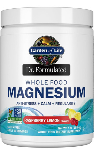 Magnesio De Alimentos Integrales Garden Of Life 198 G