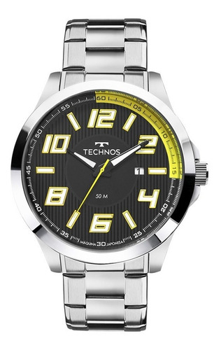 Relógio Masculino Technos Analogico 2115kne/1y - Prata