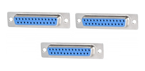 Conector Db25 Hembra Para Soldar Paq3pzas