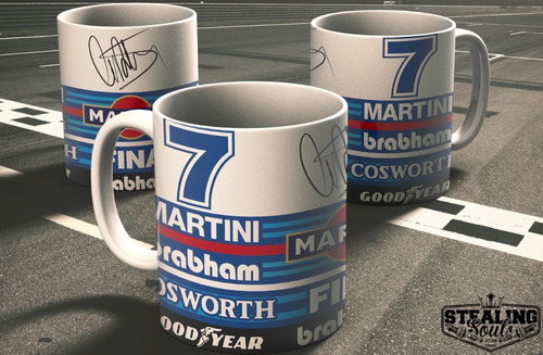 Taza Porcelana Fierrera - Carlos Reutemann #05 | Formula 1