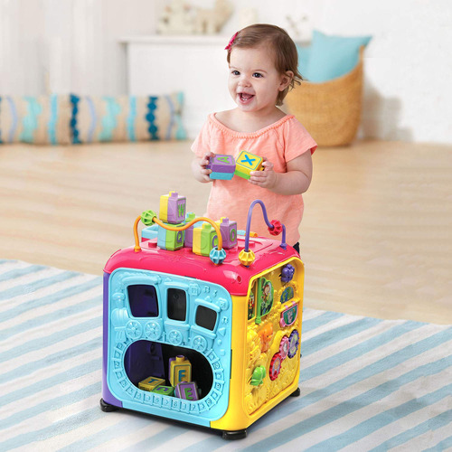 Cubo De Actividad Vtech Ultimate Alphabet Pink Con 13 Bloque