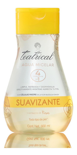Teatrical Agua Micelar Suavizante 600 Ml - mL a $11