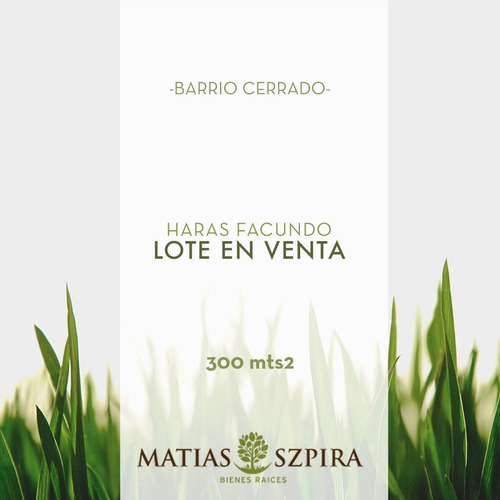 Lote En Haras Facundo Apto Credito