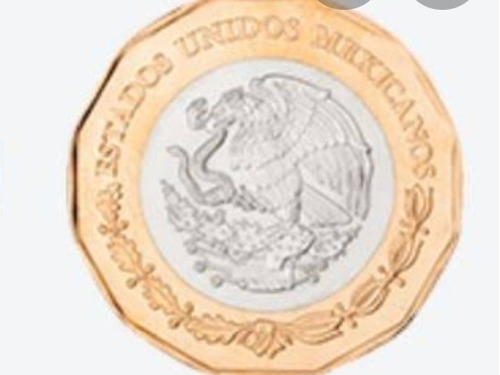 Moneda $20, Conmemorativa 500 Años, Fundacion Veracruz
