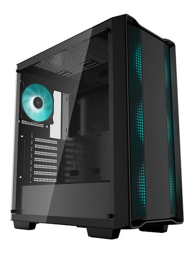 Gabinete Gamer Deepcool Cc560 Preto Mid Tower Com 4 Fans