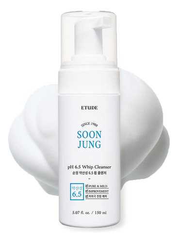 Etude Soonjung Ph 6.5 Whip Cleanser 5.1 Fl. Oz. (5.1fl Oz) 2