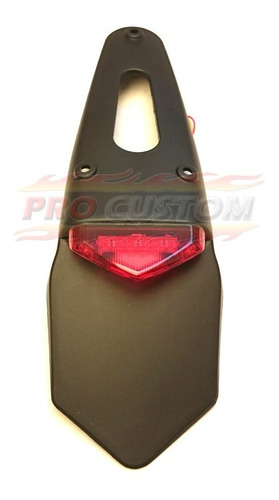 Faro Trasero Moto Led Alto Brillo Cros Tornado Ybr Ktm Colin