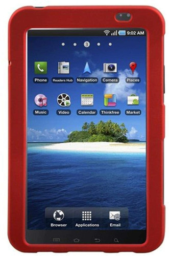 Funda Carcasa Para Tablet Samsung Galaxy Tab Rojo Oscuro