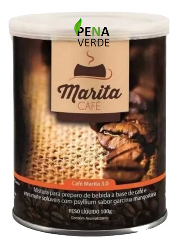 Cafe Marita 3.0 100g Perda De Peso Saúde Solúvel Tradicional