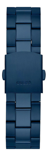Reloj Guess Axle Gw0488g4 Hombre Multifunción Cuarzo Color De La Malla Azul Color Del Bisel Azul Verde Color Del Fondo Blanco/verde/azul