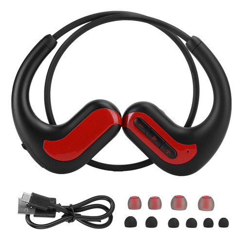 Ipx8 Auriculares Deportivos Impermeables Natación Trasera Co