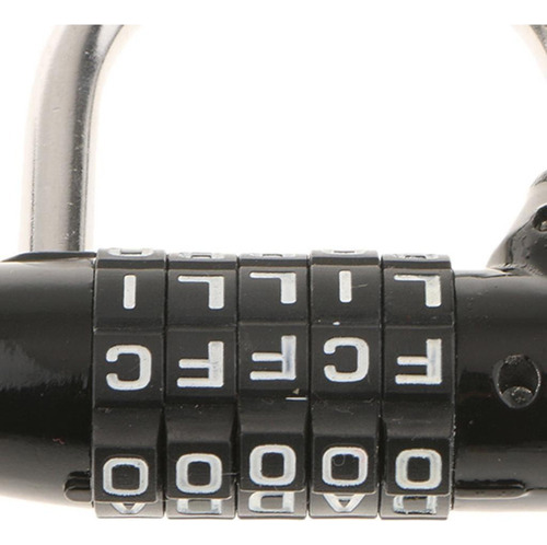 . 3 Pack Of 5 Digits With Letter Dialing And Padlock Pará