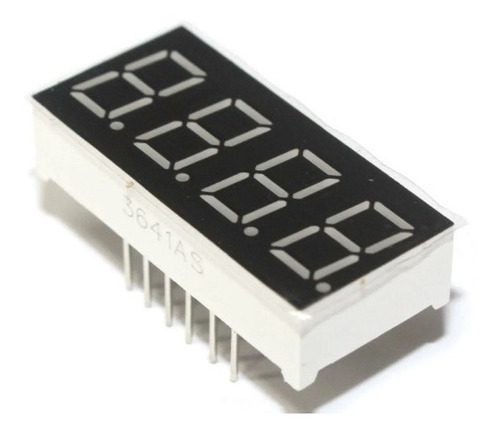 2 X Display 7 Segmentos(4 Dígitos)0,36 Pol.- Catodo Comum