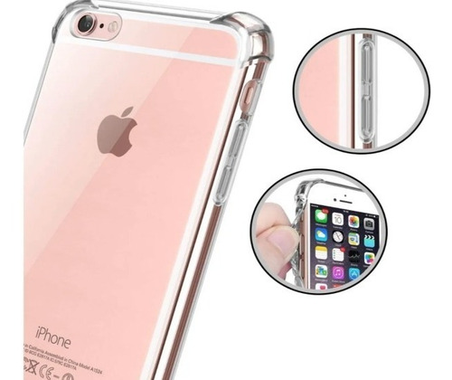 Carcasa Para iPhone 6/6s Transparente Marca Cofolk+ Mica