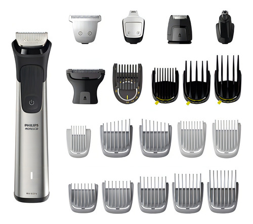Máquina Philips Norelco Mg9520/50 Multigroomer Series 9000 Cor Prateado