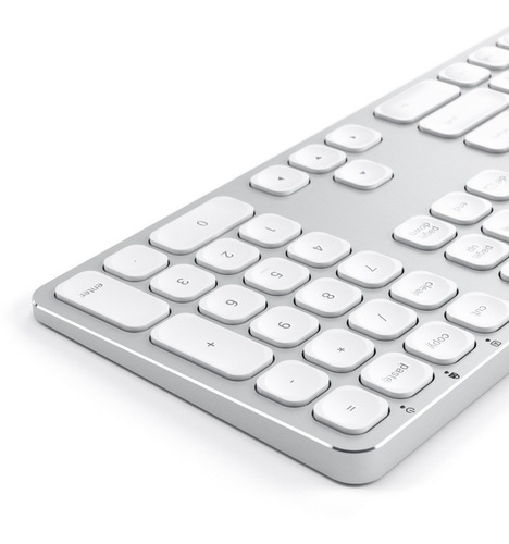 Imagen 5 de 10 de Teclado Usb + Numerico / Ingles / No Apple / Satechi Oficial