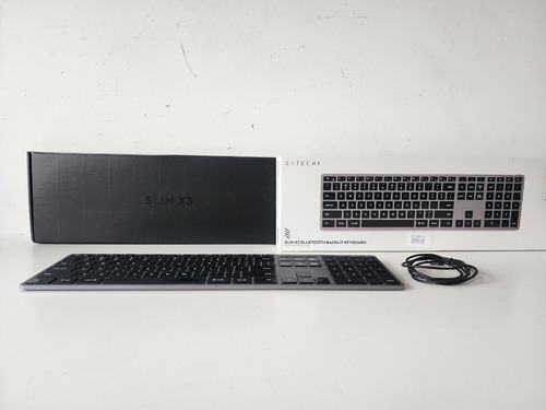 Teclado Bluetooth Satechi Slim X3 Bluetooth Backlit Qwerty