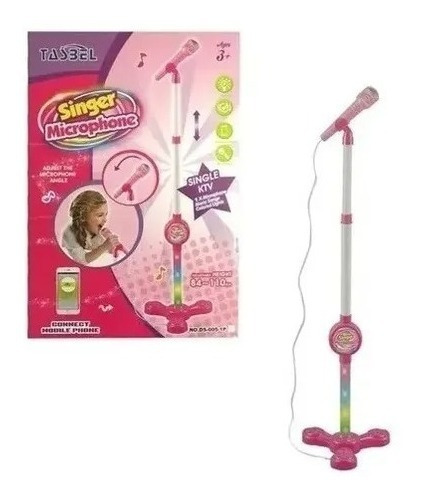 Microfono Pedestal Karaoke Mp3 Niños Singer