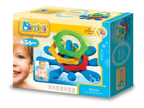 Bimbi Splash Aqcua Juego Acuático Con Aros Para Bebes