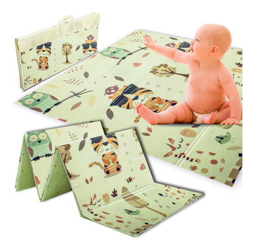 Alfombra Antigolpe 180 X 150 Cm Tatami Colchoneta Infantil 