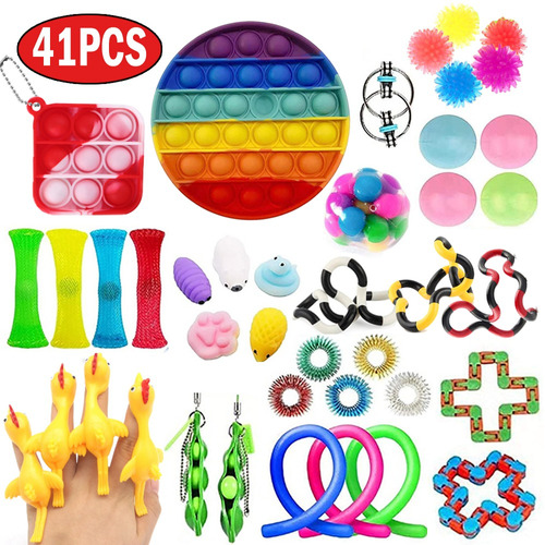 41 Piezas Fidget Juguete Kit Sensorial Fidget Toys Pop It