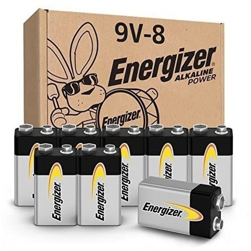 Energizer Baterías De 9 Voltios, Baterías Alcalinas De Larga