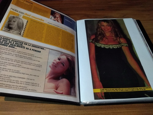 Claudia Schiffer * Carpeta Recortes Revistas Clippings (Usado)