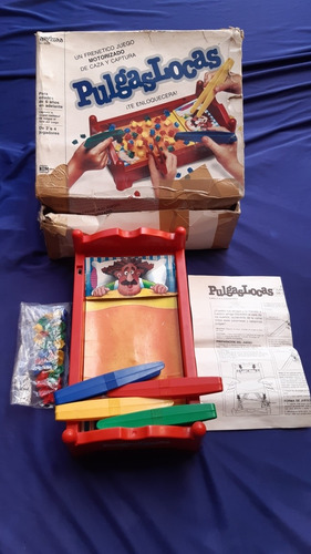 Juego De Mesa Pulgas Locas Milton Bradley De 1985 Vintage (Usado)
