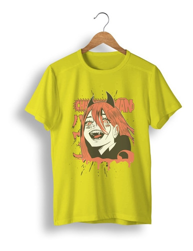 Remera: Chainsaw Man Power Memoestampados