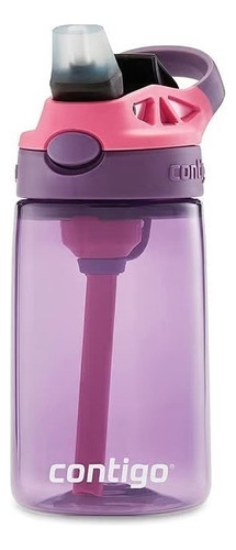 Garrafinha Infantil Contigo Squeeze Kids 414ml Rosa E Roxo