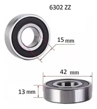 Imagen 1 del producto Rodamiento 6302 Zz C3 Jtekt 15x42x13 Milimetros Japones