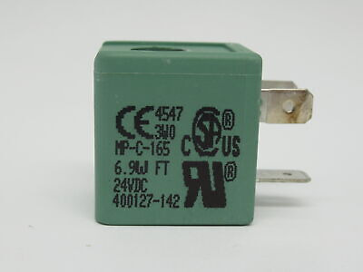 Asco 400127-142 Solenoid Coil 6.9 Watt 24 Vdc 3 Blade Sh Qss