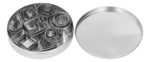 Juego De 24 Cortadores Geométricos De Acero Inoxidable