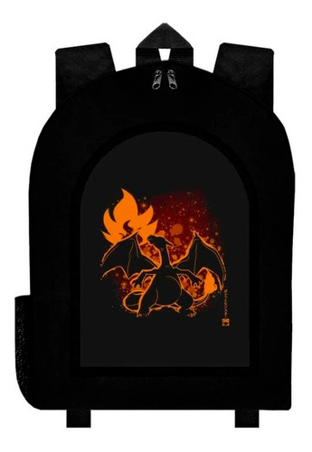 Mochila Negra Pokemon A83