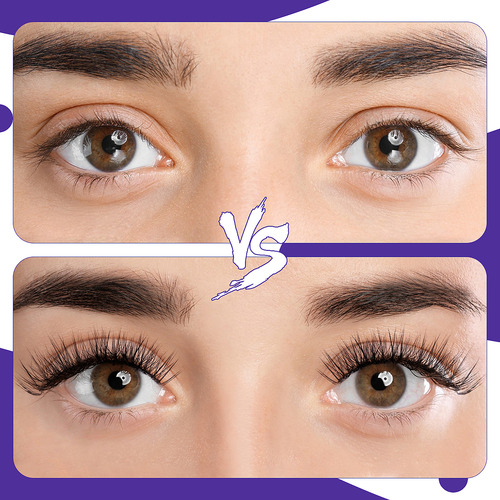 Kit De Extensiones De Pestañas 30d+40d Magefy Lash Curvatura D 8-13mm Mixtas Con Pegamento Y Rizador De Pestañas+cepillo Para Pestañas Individuales Kit Completo Diy Adhesivo Para Pestañas Estilo 1