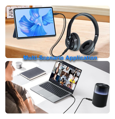 Jsadzkj Usb C A 35 Mm Audio Aux Jack Cable Tipo C-cable De
