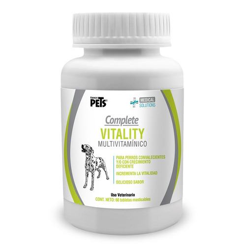 Vitality 60 Tabs Multivitamínico Convalecencia Y Crecimiento