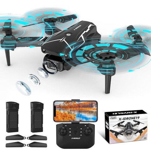 ~? X-imvnlei19 Drones Con Cámara Para Adultos 720p, Drones F