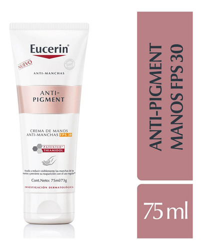  Crema De Manos Eucerin Antipigment Fps30 X 75ml
