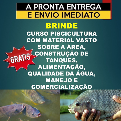 Aerador Piscicultura Chafariz 0,5cv 500mts 12x Sem Juros